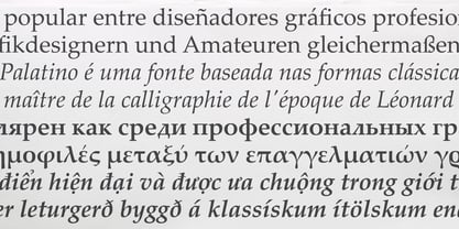 Palatino Linotype Font Poster 5